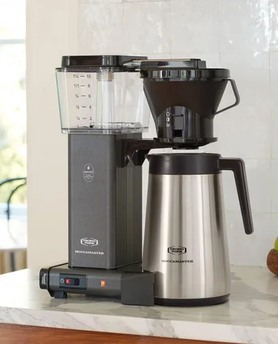 Vista 5 de Technivorm Moccamaster 79317 KBGT - Cafetera térmica para 10 tazas, 40 onzas, gris piedra, 1.25 l