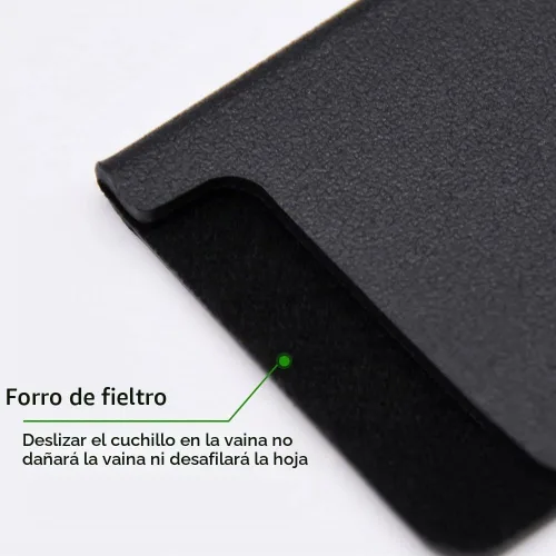 Vista 3 de 10 piezas de juego de protectores universales para el filo del cuchillo, funda para cuchillo sin BPA, suave con tus cuchillas 10 protectores
