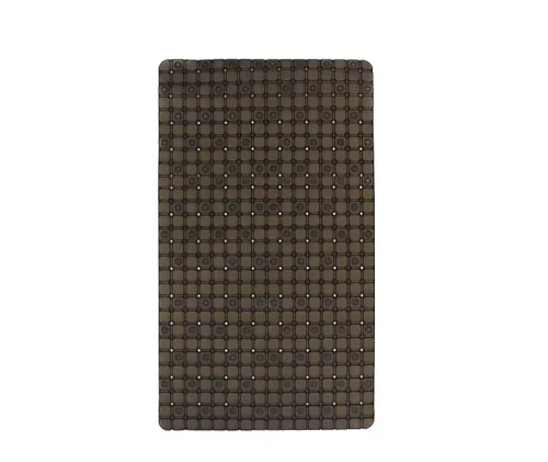Vista 2 de Splash Home Axess - Tapete para bañera antideslizante, con 112 ventosas y agujeros de drenaje, tapete de baño para bañera, 27.6 pulgadas de largo x
