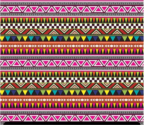 Vista 12 de HTV con estampado tribal y azteca (19.66 x 36 pulgadas), diamante africano
