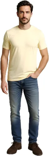 Vista 19 de Camiseta para hombre, sin encogimiento, suave, ajustada, de primera calidad, 100% algodón Supima