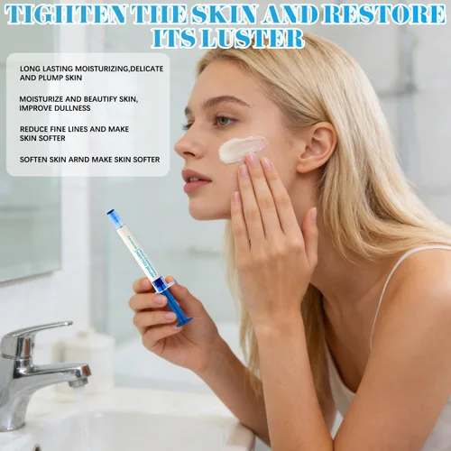 Vista 3 de Colágeno polipeptídico, crema de esencia elástica de colágeno polipéptido, loción reafirmante y lifting micromolecular para tensar la piel