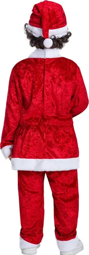 Vista 4 de IKALI Kids Holiday Santa Claus Costume Christmas Dress Holiday Party Dress-up Outfit for Boys Girls Children
