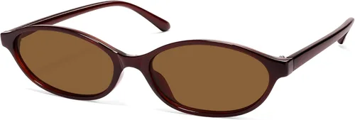Vista 34 de Gafas de sol retro ovaladas de ojo de gato para mujer, Y2k, gafas de sol estrechas de moda, gafas de sol de diseñador AR82253
