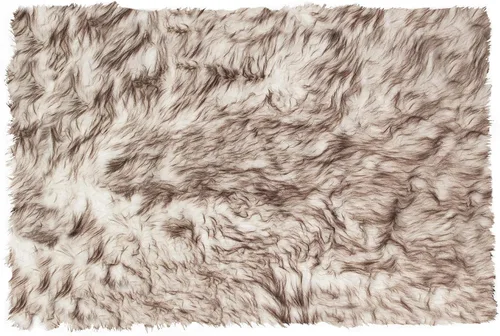 Vista 11 de Luxe - Alfombra Hudson de piel sintética con pelo suave y esponjoso, lavable a máquina, con respaldo antideslizante, alfombra de área libre de Negro