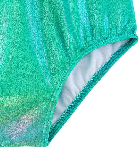Vista 92 de HOZIY - Leotardos de manga larga para niñas, de gimnasia, para niños pequeños, trajes florales de unicornio, galaxia, arco iris, patrón de rayas