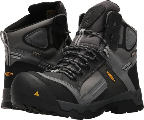Vista 2 de KEEN Utility Davenport - Botas de trabajo impermeables con aislamiento de punta compuesta de 5.9 in