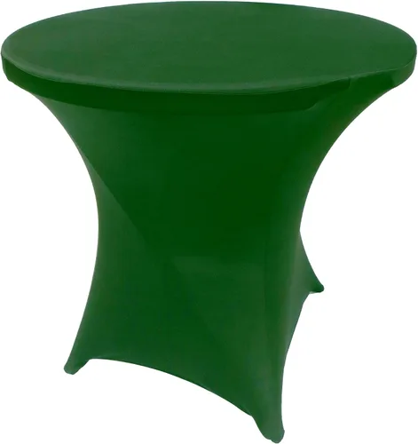 Vista 38 de Mantel de cóctel de elastano redondo de 24 pulgadas x 30 pulgadas de alto, color negro