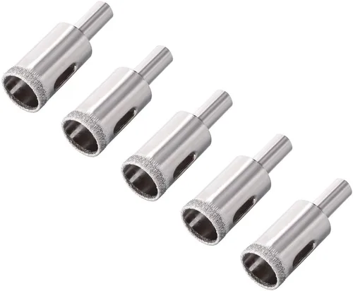 Vista 6 de uxcell Brocas de diamante de 0.157 in, sierras de agujero para azulejos de vidrio, porcelana, mármol, botellas de cerámica, ollas de ladrillo