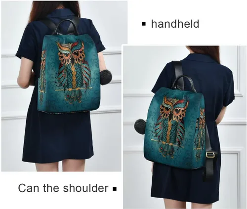 Vista 7 de ALAZA Mochila antirrobo para mujer, mochila de hombro a la moda, Multicolor 11