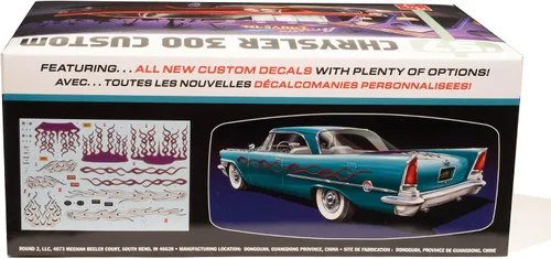Vista 2 de AMT 1957 Chrysler 300 Custom Versión 1:25 Modelo Kit