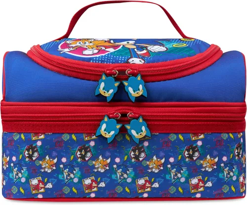 Vista 8 de Get Trend Disney Toy Story - Lonchera térmica reutilizable para niños, bolsa enfriadora ligera, doble compartimento con asa, se adapta a la lonchera