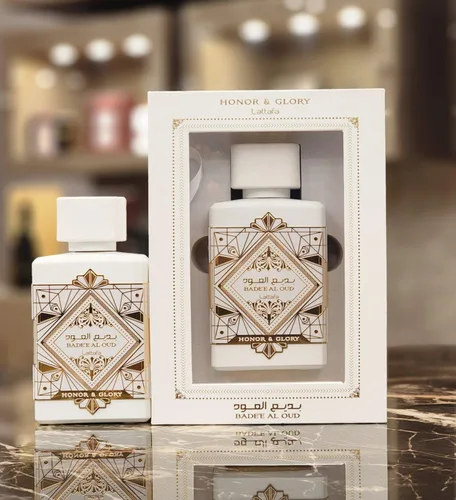 PERFUME LATAFFA HONOR & GLORY 1.1ESTUCHE de AROMA DE PRIMERA