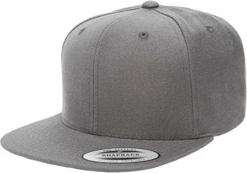 Vista 10 de Yupoong Visera plana estructurada de 6 paneles Classic Snapback (6089)