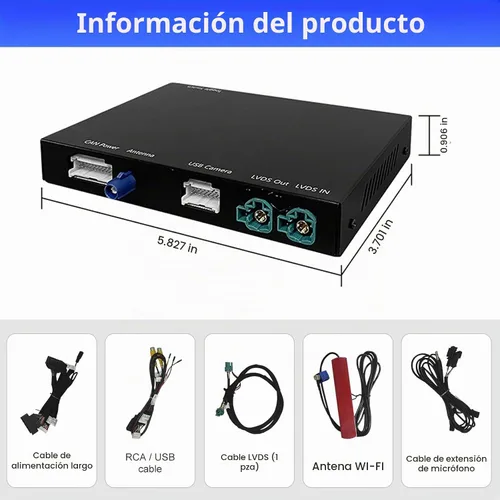 Vista 7 de Decodificador inalámbrico de interfaz CarPlay para BMW EVO ID5/ID6