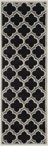 Vista 3 de Safavieh Amherst Collection Tapete AMT412A para interiores/exteriores de color marfil y verde claro, Polipropileno