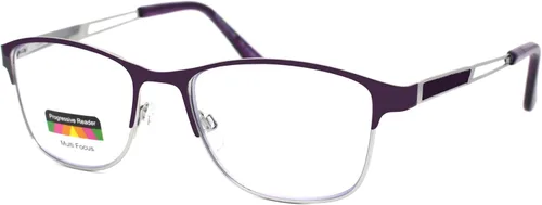 Vista 6 de Gafas de lectura progresivas Multi-Focus 3 Poderes en 1 Lector Spring Bisagra Metal