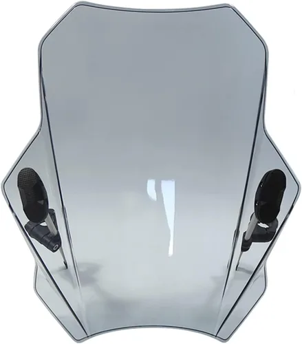 Vista 8 de Protector de parabrisas universal para motocicleta, protector de parabrisas de motocicleta, deflector de motocicletas con lente ahumada para C &