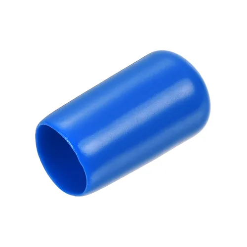 Vista 62 de uxcell 80 tapas de goma de 0.551 in de vinilo de identificación redonda tapa tapa de rosca de tornillo protectores negro