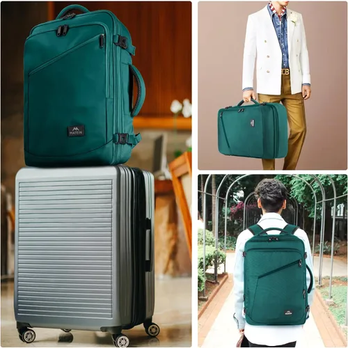 Vista 125 de MATEIN - Mochila de viaje extragrande de 10.56 galones, mochila de viaje ampliable apta para aerolíneas, para viajeros de fin de semana, hombres