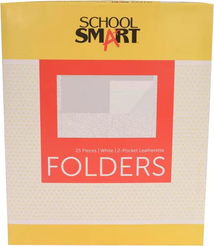 Vista 12 de School Smart Carpetas de 2 bolsillos, colores surtidos, paquete de 25 - 084900