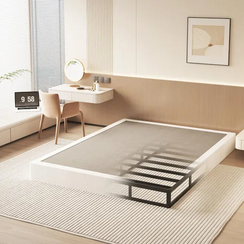 Vista 19 de NHODIR Base de cama con somier doble de 4 pulgadas