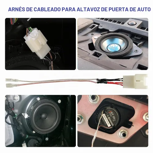 Vista 7 de Reemplazo del arnés de cableado del altavoz de la puerta del automóvil para Ford F150 Escape Focus Mustang Mazda 2 3 6 CX5 Lincoln 2011-2021