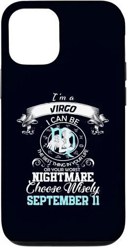 Vista 28 de Virgo Zodiac Sign Astrology Horoscope September 11 Birthday Case for iPhone 17