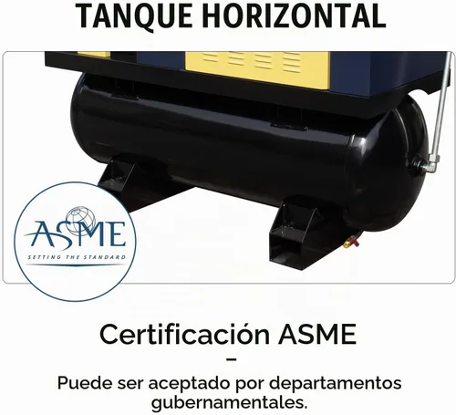 Vista 8 de compresor de aire rotatorio 230V/3Ph 35CFM 125psi del tornillo