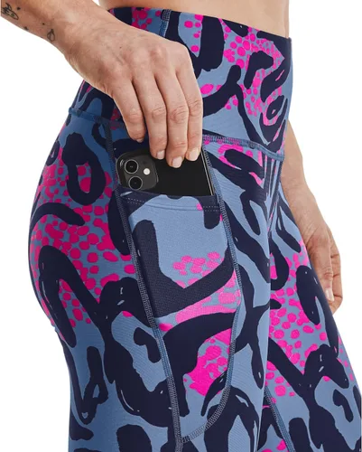 Vista 5 de Under Armour Leggings estampados HeatGear de 78 bolsillos para mujer