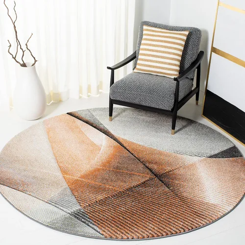 Vista 19 de SAFAVIEH Hollywood Collection - Alfombra decorativa de 2 pies 3 pulgadas x 4 pies, beige y azul, diseño moderno de mediados de siglo, no desprende