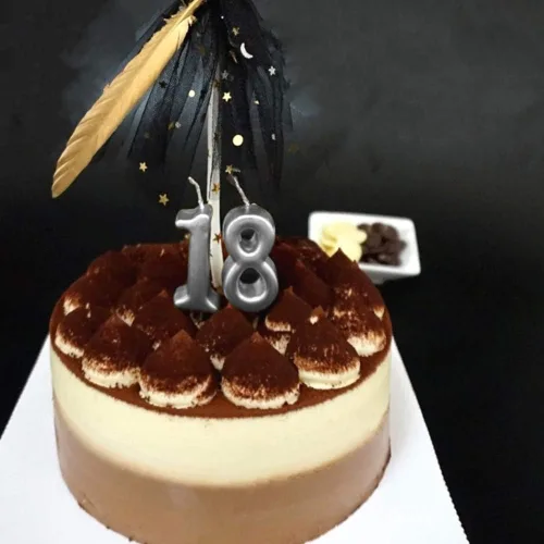 Vista 7 de Vela de primer año de cumpleaños plateada, feliz cumpleaños, número uno, para decoración de tartas, para fiestas, niños y adultos, número 1, 10, 10