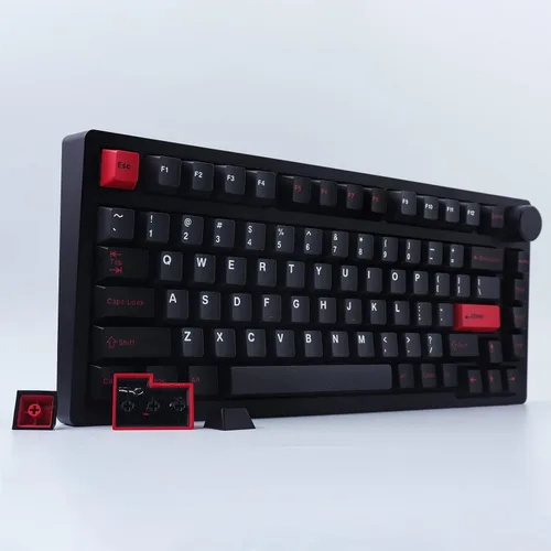 Vista 5 de Hyekit Teclas Evil Dolch Doble Tiro ABS 172 Llaves para Teclado Mecánico