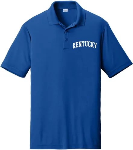 Vista 32 de State Sports Fan Wear Performance - Polo para hombre que absorbe la humedad Misuri