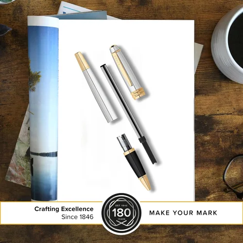 Vista 3 de Cross Selectip - Recambio de bolígrafo de gel, paquete individual, tinta negra Professional-Grade Refill for Effortless Writing and Journaling