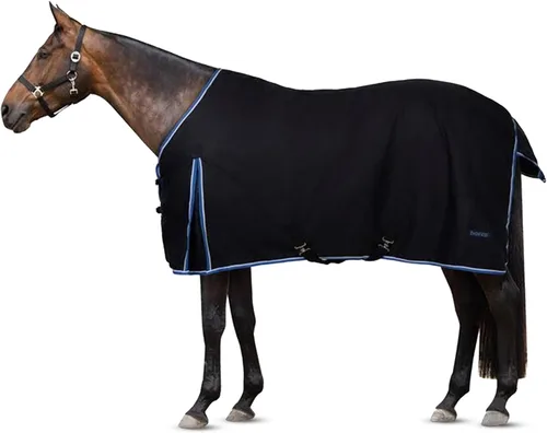 Vista 8 de Horze Glasgow - Manta de invierno impermeable de peso pesado (relleno de 12.35 oz), color azul oscuro, 66 pulgadas