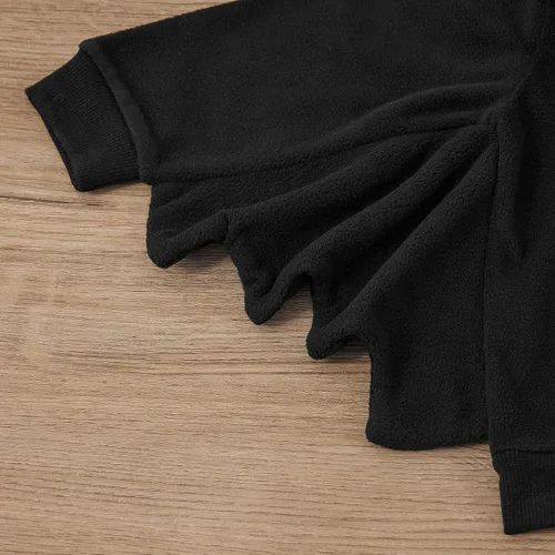 Vista 12 de Weixinbuy Conjunto de ropa de Halloween para bebé y niña, estilo murciélago, ropa de invierno, abrigo con capucha