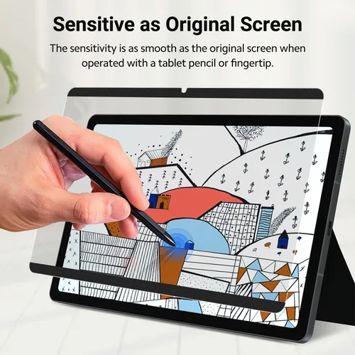 Vista 7 de PYS® Protector de pantalla magnético de privacidad para Samsung Galaxy Tab S9 Plus 2023/Tab S9 FE+ Plus/S7 FE 5G, S8 Plus, S7 Plus de 12.4 pulgadas
