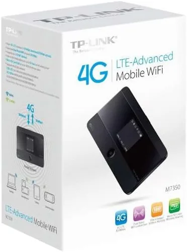 Vista 8 de TP-LINK M7350 - Móvel Hotspot - 4G LTE - 150 Mbps - 802.11n