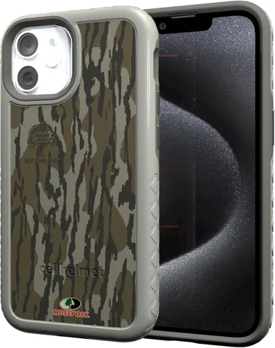 Vista 16 de cellhelmet Mossy Oak Agua Yellowfin Funda de doble capa en morado lila diseñada para iPhone 13 Pro Max a prueba de golpes y caídas, duradera