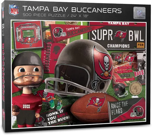 Vista 22 de YouTheFan - Rompecabezas serie retro NFL, 500 piezas
