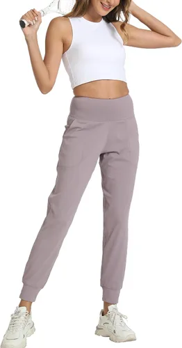 Vista 84 de Kcutteyg - Pantalones deportivos con bolsillos para mujer, diseño suave, ligero y de secado rápido, para entrenamiento, gimnasia, yoga y correr