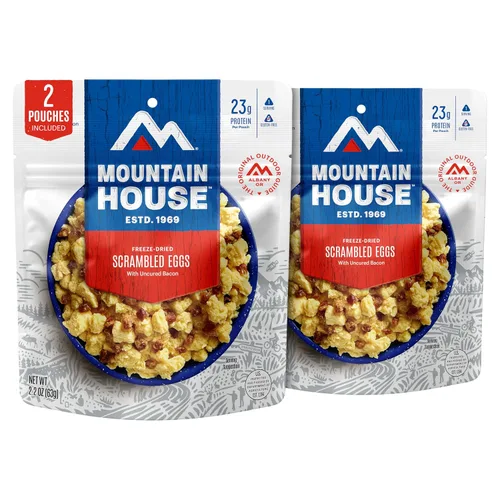 Vista 12 de Mountain House granola con leche y arándanos Comida liofilizada para mochileros y camping Pack de 6