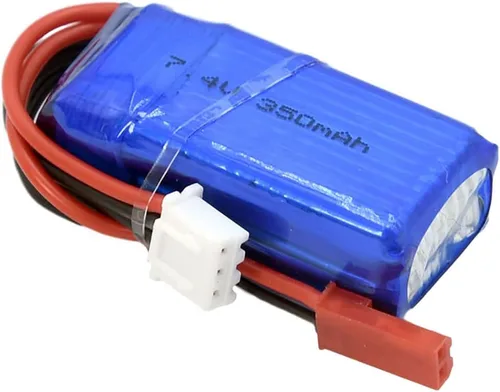 Vista 5 de 2 unids 7.4 V 2S 350 mAh 20C LiPo batería JST enchufe para RC modelo micro avión helicóptero Quadcopter Drone
