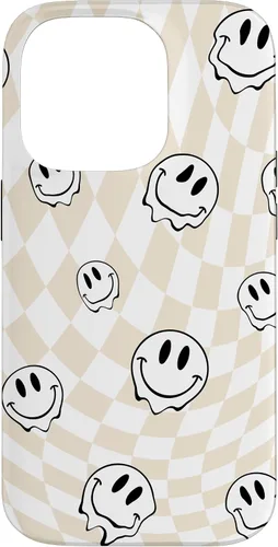 Vista 17 de Retro Swirl - Carcasa para iPhone 17, diseño de cara sonriente feliz