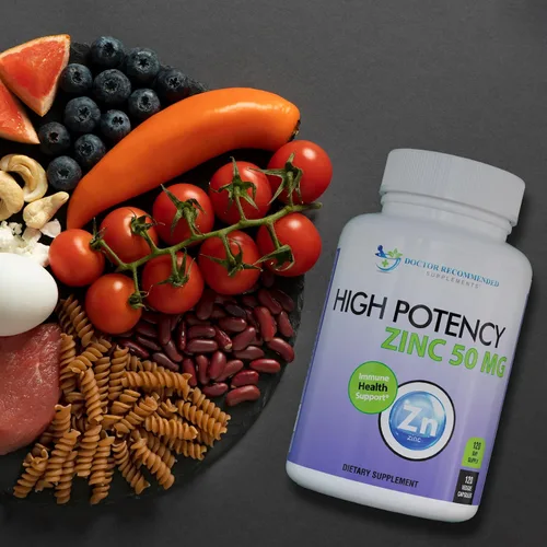 Vista 4 de Zinc 50mg – Suplemento de apoyo para la salud inmunológica de picolinato de zinc, 120 cápsulas vegetales para adultos y niños, suplementos de zinc