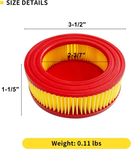 Vista 3 de 951-14628 Reemplazo del filtro de aire compatible con cortacésped, 751-14628 Reemplazo del filtro de aire de papel para MTD, Cub Cad et, Troy-B