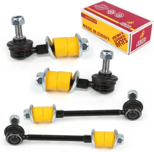 Vista 160 de Metrix Premium Chassis Parts - Kit de 4 piezas de barra estabilizadora delantera y trasera con enlace de extremo de barra estabilizadora para Ford