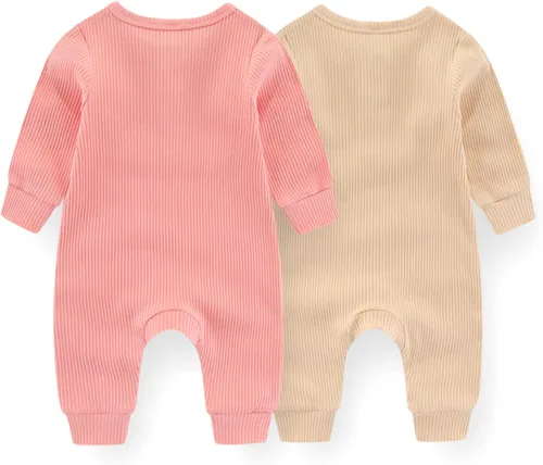 Vista 2 de ZAV Mono de manga larga unisex para bebé, niño y niña, 2