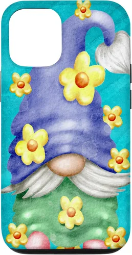 Vista 28 de Floral Spring Gnome for Garden Mom and Summer Cute Flower Case for iPhone 17